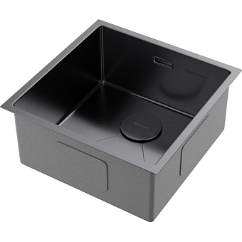 Omoikiri Taki 44-U/IF Кухонная мойка 44x20x44см.,встраиваемая, цвет: вороненая сталь
