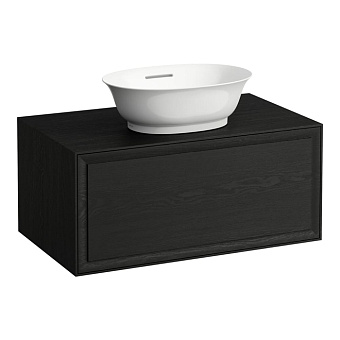 Laufen New Classic Тумба с раковиной, 77.5x45.5x34.5см, подвесной, 1 ящик, цвет: черный дуб
