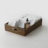Decor Walther Basket TRAY Лоток-поднос 34x45x10см., настольный, цвет: ротанг темный