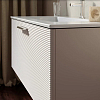 Verona Style Dune Тумба подвесная с раковиной 100х45см, 1 выдв. ящик, цвет: M31 Linen matt (льняной матовый)