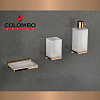 Colombo Look Мыльница подвесная, цвет: PVD Vintage/матовое стекло