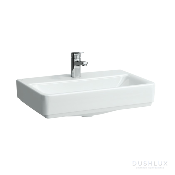 Фото Laufen Pro Раковина накладная 55x38x9.5см, с 1 отв., цвет: белый