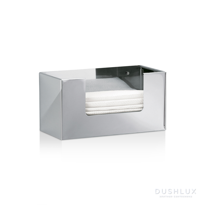 Фото Decor Walther DW 117 Диспенсер для салфеток 27x13x14см, настольный, цвет: сталь полированная