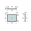 Laufen Frame 25 Зеркало 90x2.5x70см, с алюминиевой рамой