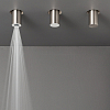 CEA Design FREE IDEAS Верхний душ, полувстраиваемый, потолочный, 1 режим, Conical rain jet, Delrin®, цвет: нержавеющая сталь