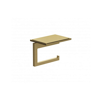 Kludi Vela C Держатель туалетной бумаги, подвесной, цвет: Brushed Gold