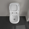 Villeroy&Boch Antheus, Унитаз подвесной, 37.5x56см, с переливом, с антигрязевым покрытием CeramicPlus, цвет: белый