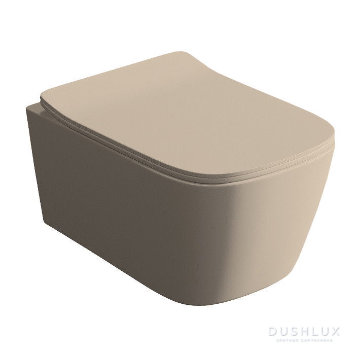 Фото Artceram A16 Унитаз подвесной 36x52см, безободковый, saniglaze, the.reel, цвет: sand