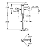 Grohe Essence Смеситель для раковины, 1 отв., без донного клапана, цвет: фантомный чёрный