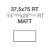 Fap Rooy Керамогранит 37,5х75см., универсальная, цвет: dark matt