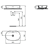 Ideal Standard Ipalyss Раковина 60см., накладная, без отв., Diamatec®, цвет: белый
