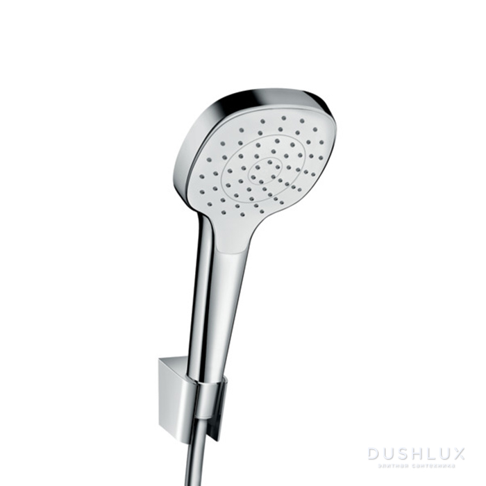 Фото Hansgrohe Croma Select E 1jet/Port Ручной душ с держателем, цвет: хром
