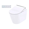 TOTO Washlet RW Сиденье 57.9x39.1x10.8см, с дистанционным управлением, для унитаза CW542/CW563, цвет: белый/серебро
