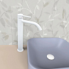 Paffoni Light Смеситель для раковины, на 1 отв., высокий, цвет: белый матовый