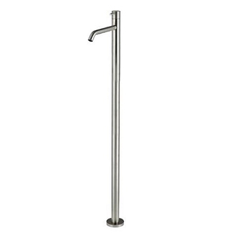 TREEMME 40mm Смеситель для раковины напольный, цвет: нержавеющая сталь