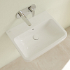 Villeroy&Boch O.novo раковина 60x46x17.5см., без отв., подвесная, с переливом, цвет: альпийский белый