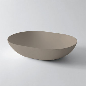 Falper Ciotola 60 Раковина 60х45х14 см, без отв., накладная, овальная, цвет: Pavillon grey