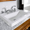 Villeroy&Boch Hommage Раковина 63х52.5 см, 3 отв., прямоугольная, с переливом, с антигрязевым покрытием CeramicPlus, цвет: белый