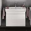 Geberit Renova Nr.1 Plan Тумба с раковиной 77.6х58.6см., подвесная, с 1 выдв. ящиком, цвет: белый