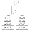 Agape Nudo Зеркало настенное 60x120x2.6 см