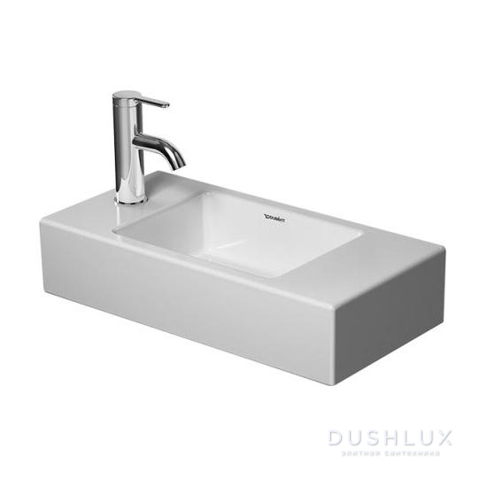 Фото Duravit Vero Air Раковина 50x25 см, накладная, 1 отв., левая, цвет: белый