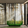 Dea Design Shadow Ванна 170x72x56см., отдельностоящая, Glasstech, прозрачная смола, цвет: Emerald R3