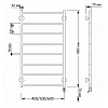 Secado Триада 1 Полотенцесушитель 40x100 см, электрический, цвет: бронза