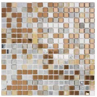 Sicis Colors Мозаика 29.5x29.5см, универсальная, стекло, цвет: acero