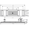Axor ShowerHeaven Верхний душ 1200 x 300 мм, 4jet, потолочный монтаж, без подсветки, цвет: хром