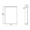 EMCO Flat Зеркальный шкаф 50x72.7см., LED-подсветка, 1 дверь, 2 полки, розетка, с нижней подсветкой