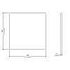 Devon&Devon Atelier Petit Marbre Плитка из натурального камня 40x40см, универсальная, мрамор, plain, цвет: white carrara