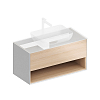 Kerama Marazzi Plaza Modern Тумба 100x48см., подвесная, 1 ящик, цвет: дуб виченце