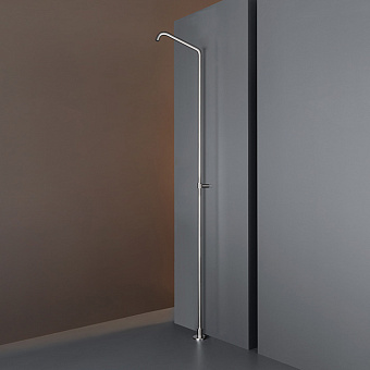 CEA Design NEUTRA Излив для душа 216см, напольный, 1 режим, Conical rain jet, цвет: нержавеющая сталь