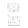 Duravit Jelsa Раковина 50.5x36.5см., встраиваемая снизу, без отв., цвет: белый