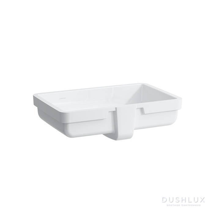 Фото Laufen Living Раковина 49x31x15.5 см, без отв., встраив. снизу, глазурь 2 стор., цвет: белый