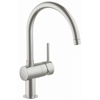 Grohe Minta Смеситель для раковины, на 1 отв., излив: 22см., цвет: нержавеющая сталь