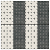 Mutina Azulej Керамогранит 20x20см, универсальный, глазурованный, цвет: trevo nero
