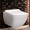 Villeroy&Boch Venticello Унитаз подвесной 37.5x56см, сиденье SlimSeat, микролифт, цвет: альпийский белый