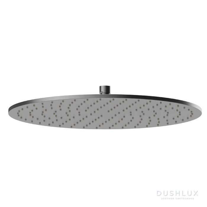 Фото Newform Head Showers Верхний душ 40см., настенный/потолочный, цвет: PVD brushed gun metal