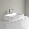 Villeroy&Boch Finion Раковина накладная 60х35х11.5см., без отв., с антигрязевым покрытием CeramicPlus, цвет: белый