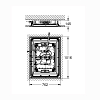 Grohe Rainshower F-Series 40" AquaSymphony Верхний душ 101.6x76.2x14.5см., потолочный, 6 режимов струи, LED-подсветка, цвет: хром