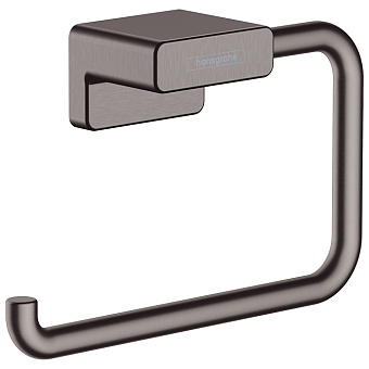 Hansgrohe AddStoris Держатель туалетной бумаги без крышки, цвет: шлифованный черный хром