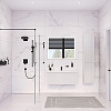 TW Shape Комплект мебели 102х52см., подвесной, с раковиной, 1 выдвиж. ящиком, механизмом push-to-open, цвет: белый матовый