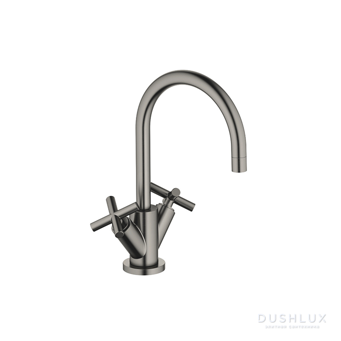 Фото Dornbracht Tara. Смеситель для раковины, на 1 отв., цвет: Dark Platinum matt