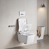 Arrow Glacier Унитаз Smart 41x60см, с функцией биде, подвесной, безободковый, клавиша смыва, цвет: белый