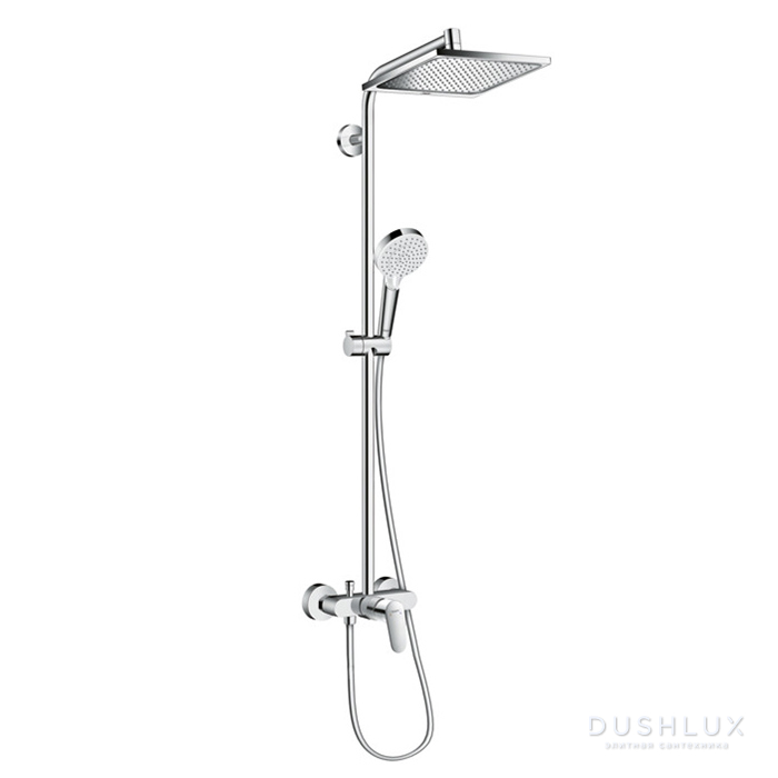 Hansgrohe Crometta E 240 SHP Душевая стойка: смеситель однорыч.для ...