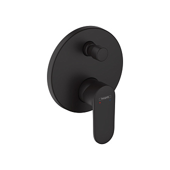 Hansgrohe Vernis Blend Смеситель для ванны, встраиваемый, цвет: матовый черный