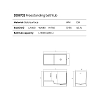 Dea Design Single Ванна 100x58x75см., отдельностоящая, Solid Surface, цвет: Black №16