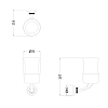 Burlington Guild Подвесной стакан, цвет: хром