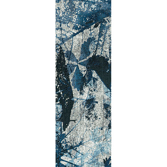 Sicis Vetrite Стеклянная плитка 19.7х59.3см, универсальная, стекло, цвет: ricordo blue per-grey